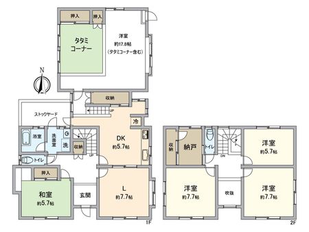 大津市日吉台3丁目 間取図(平面図) 大津市日吉台3丁目 間取図(平面図)