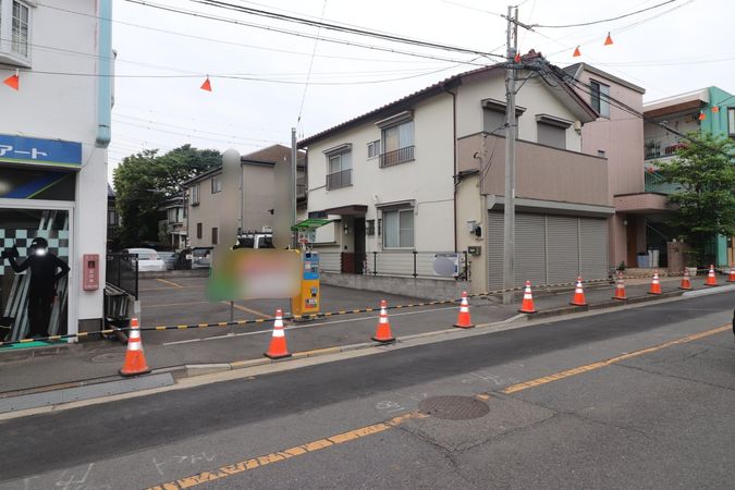 立川市栄町4丁目 土地 前面道路含む外観 立川市栄町4丁目 土地 前面道路含む外観