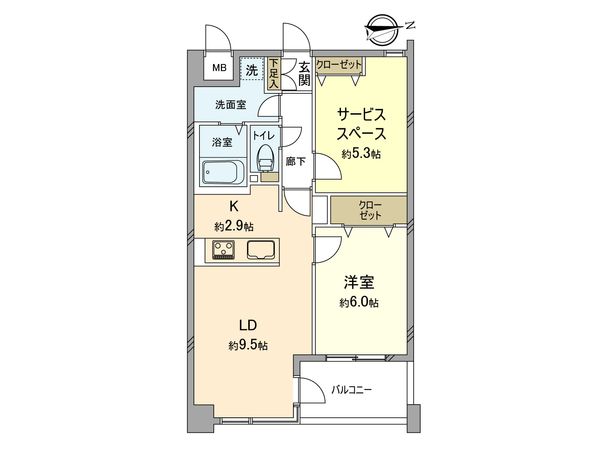 カインドステージ立川富士見町 間取図(平面図) カインドステージ立川富士見町 間取図(平面図)