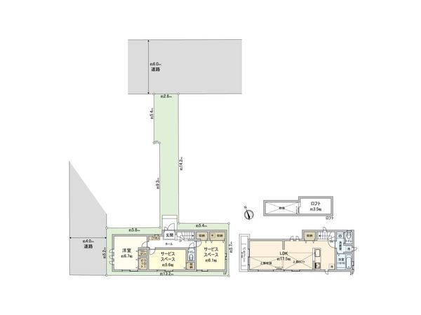 東久留米市滝山3丁目 新築戸建 3号棟 間取図(平面図)