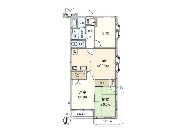 ロイヤルステージ小平 間取図(平面図) ロイヤルステージ小平 間取図(平面図)