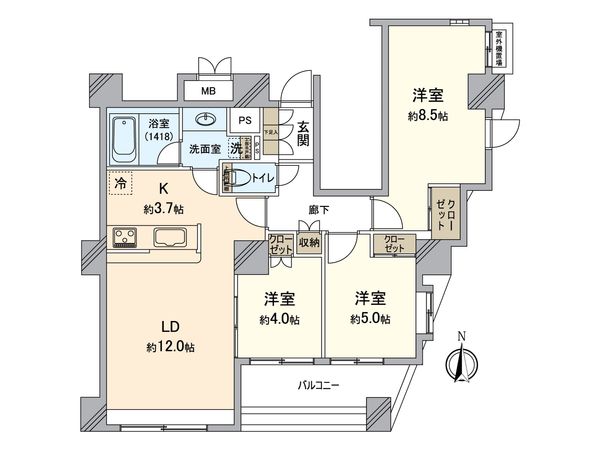 スターロワイヤル武蔵関 間取図(平面図) スターロワイヤル武蔵関 間取図(平面図)