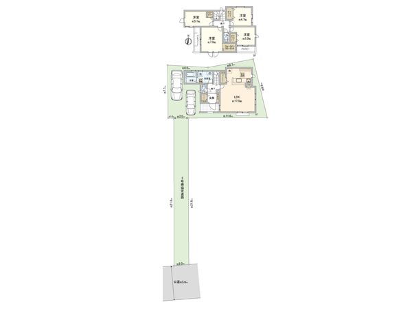 さいたま市西区西大宮 3号棟 間取図(平面図)