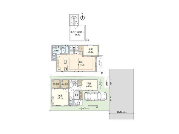 さいたま市北区櫛引町2丁目 13号棟 間取図(平面図) さいたま市北区櫛引町2丁目 13号棟 間取図(平面図)