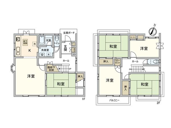 春日部市豊町3丁目 間取図(平面図) 春日部市豊町3丁目 間取図(平面図)