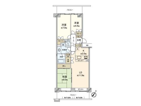 パークシティ白岡イーストガーデン 間取図(平面図) パークシティ白岡イーストガーデン 間取図(平面図)