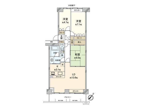パークシティ白岡 イーストガーデン 間取図(平面図) パークシティ白岡 イーストガーデン 間取図(平面図)