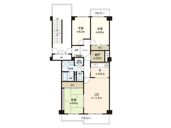 椿峰ニュータウン62街区 間取図(平面図)