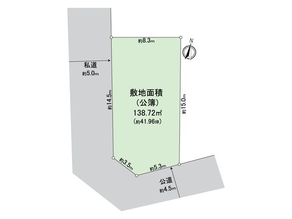 南大塚1丁目戸建 区画図 南大塚1丁目戸建 区画図
