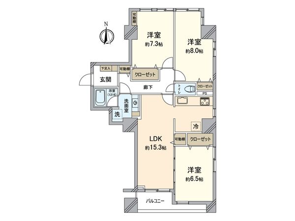 オーバルコート立花 間取図(平面図) 間取図(平面図)
