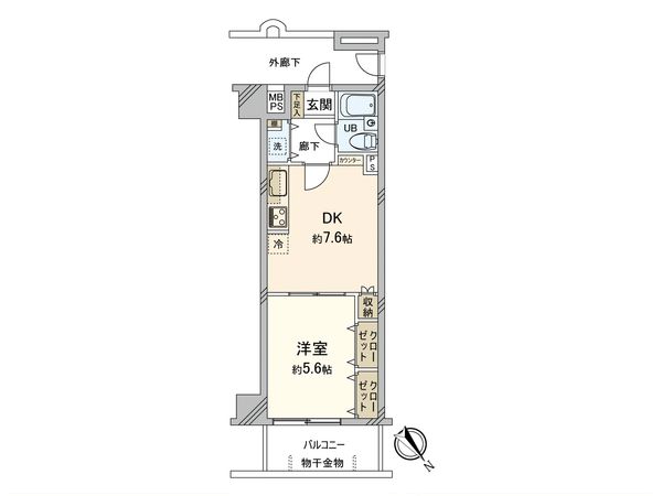 エクセル西葛西 間取図(平面図) エクセル西葛西 間取図(平面図)