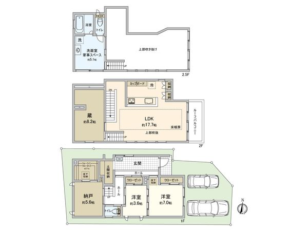 豊島区池袋1丁目戸建 間取図(平面図) 豊島区池袋1丁目戸建 間取図(平面図)