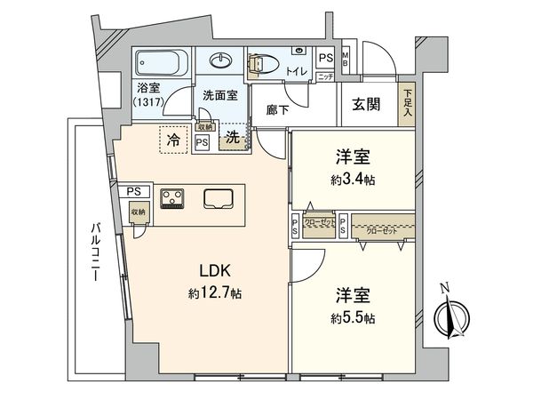コンフォルテハイム池袋 間取図(平面図) コンフォルテハイム池袋 間取図(平面図)