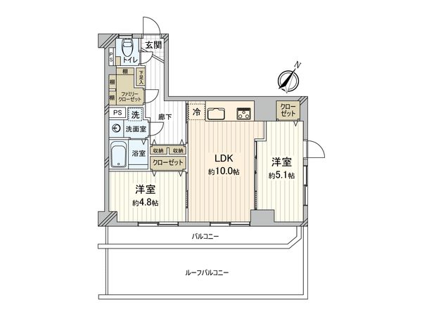ハイツ東十条 間取図(平面図) ハイツ東十条 間取図(平面図)