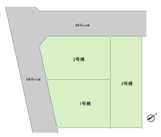 北山田5丁目新築戸建 2号棟 区画図 北山田5丁目新築戸建 2号棟 区画図