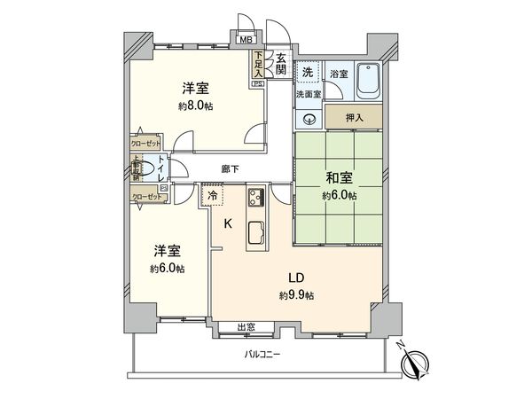 ナイスアーバン川崎 間取図(平面図) ナイスアーバン川崎 間取図(平面図)