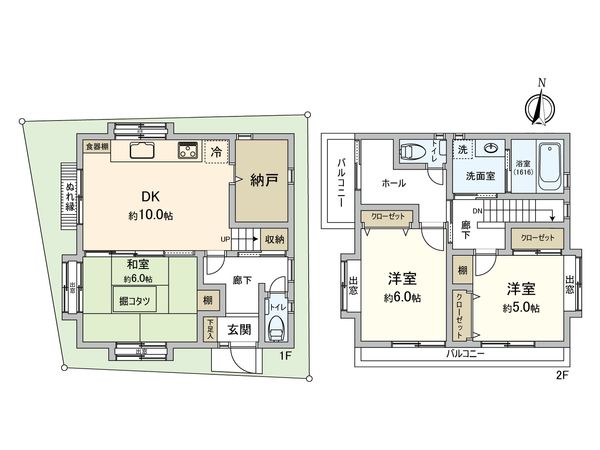 荒川区荒川3丁目 戸建 間取図(平面図) 荒川区荒川3丁目 戸建 間取図(平面図)