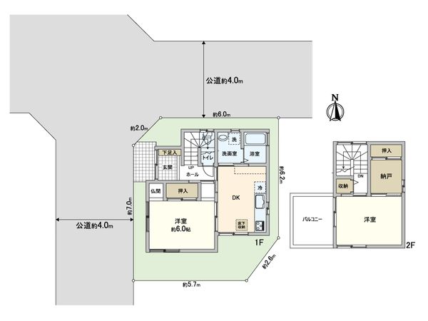川口市本前川3丁目 間取図(平面図) 川口市本前川3丁目 間取図(平面図)