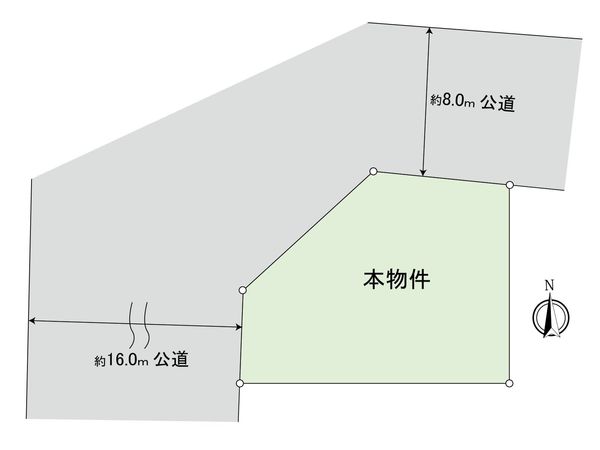 三鷹市井口3丁目 土地 区画図