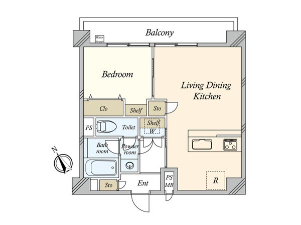 西小山ハイツ 間取図(平面図)