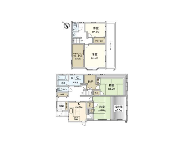 我孫子市我孫子3丁目 戸建 間取図(平面図)