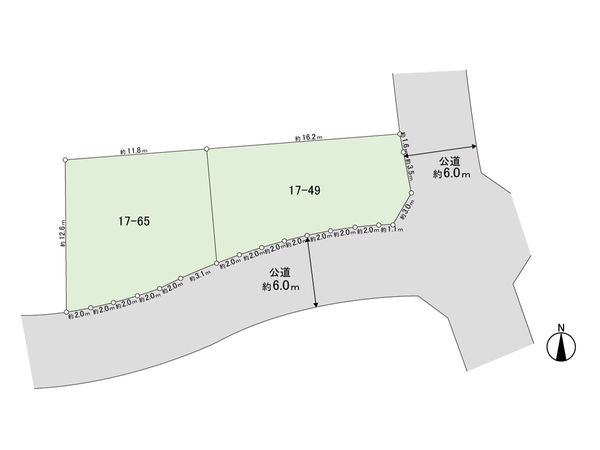 つくし野 1丁目 土地 区画図 つくし野 1丁目 土地 区画図