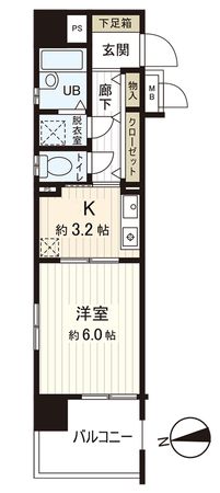 プレサンス新神戸 間取図(平面図) プレサンス新神戸 間取図(平面図)