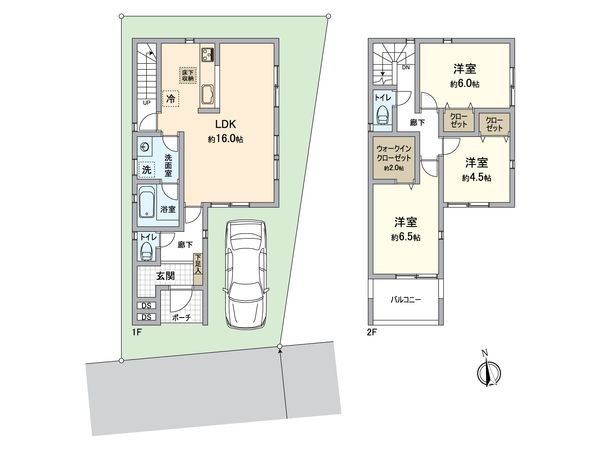 寝屋川市寿町 間取図(平面図) 寝屋川市寿町 間取図(平面図)