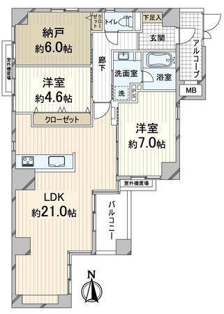 リソシエ今出川室町 間取図(平面図)