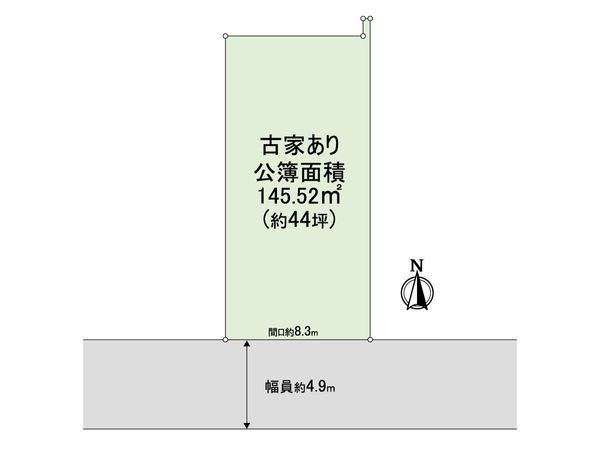 左京区下鴨膳部町 区画図