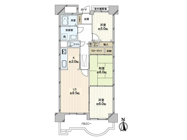 グリーンスクェア新北島 1号棟 間取図(平面図) グリーンスクェア新北島 1号棟 間取図(平面図)