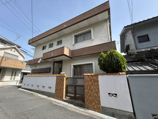 千里山西2丁目 古家付き土地 前面道路含む外観 千里山西2丁目 古家付き土地 前面道路含む外観
