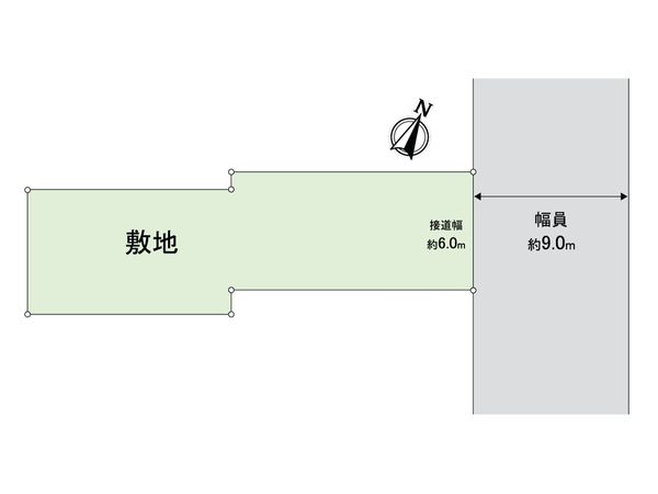 大阪市北区長柄西1丁目 区画図 大阪市北区長柄西1丁目 区画図