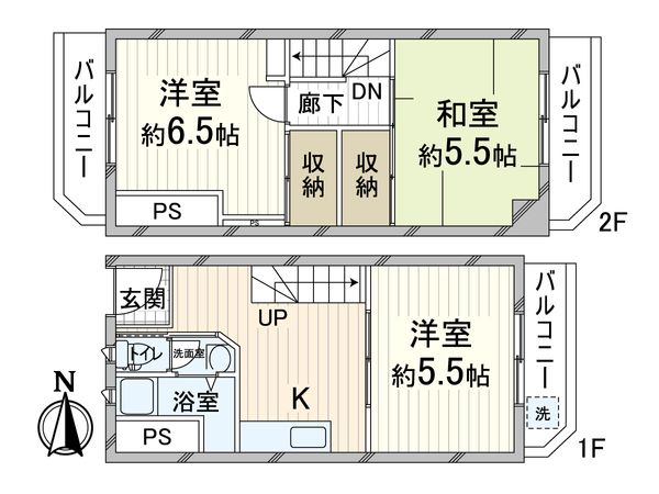 メゾン北梅田 間取図(平面図) メゾン北梅田 間取図(平面図)