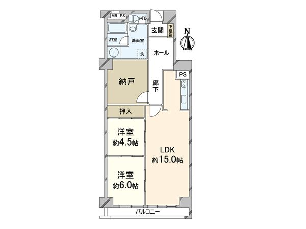 チサンマンション新大阪十番館 間取図(平面図)