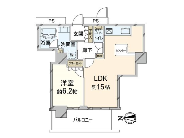 レジデンス梅田ローレルタワー 間取図(平面図)