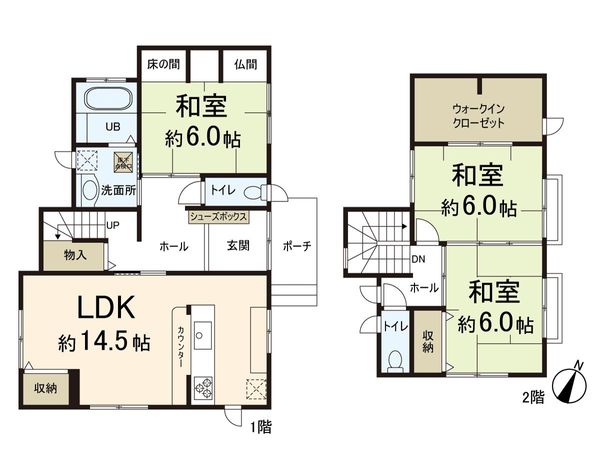 右京区太秦三尾町 間取図(平面図)