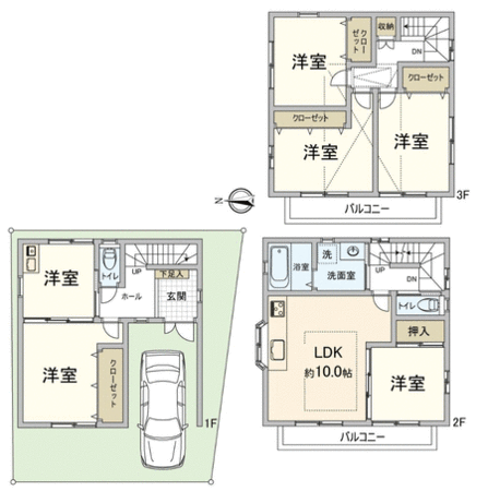 豊中市庄本町2丁目 間取図(平面図)