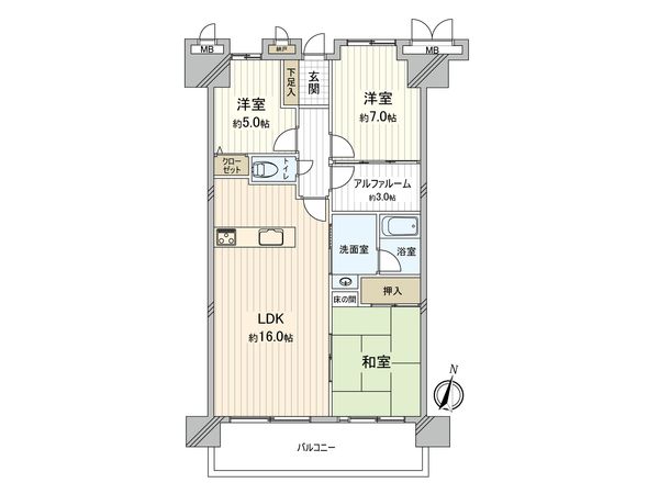 間取図(平面図)
