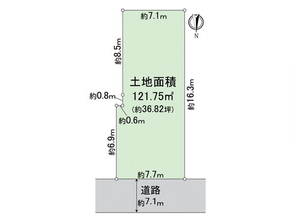 此花区春日出北3丁目 土地 区画図