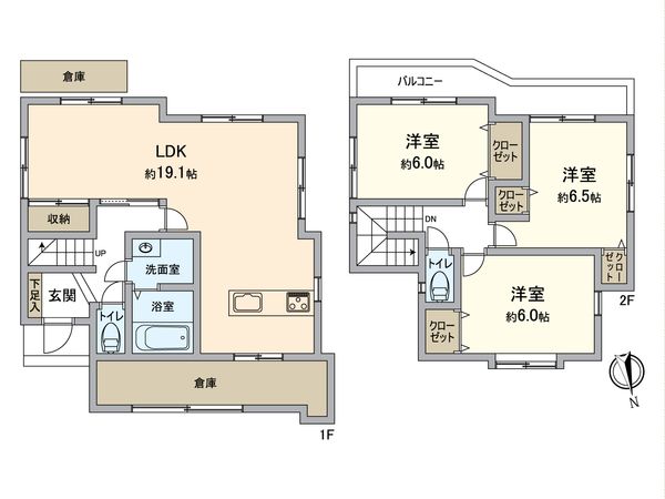 堺市堺区今池町6丁 間取図(平面図) 堺市堺区今池町6丁 間取図(平面図)