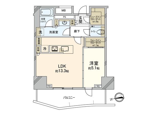パークタワー東中野グランドエア 間取図(平面図) パークタワー東中野グランドエア 間取図(平面図)