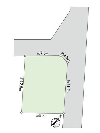 世田谷区北沢3丁目 古家付土地 区画図