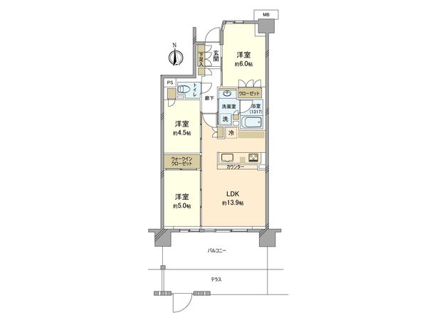 間取図(平面図)
