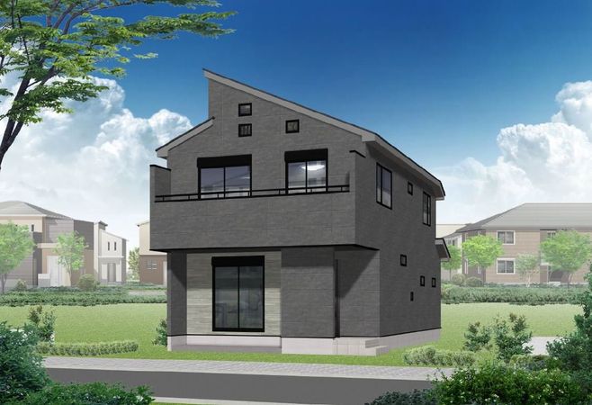 港北区下田町6丁目(新築A号棟) 外観パース図 港北区下田町6丁目(新築A号棟) 外観パース図