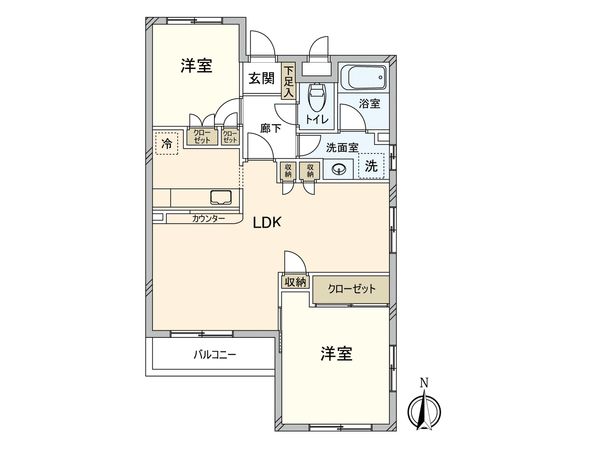 NICアーバンハイム日吉第弐 間取図(平面図)