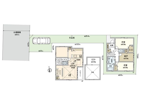 青葉区藤が丘2丁目 新築3号棟 間取図(平面図) 青葉区藤が丘2丁目 新築3号棟 間取図(平面図)