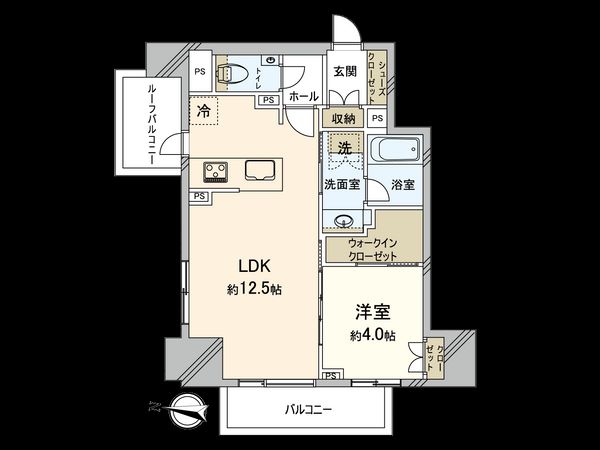 ピアース祐天寺 間取図(平面図)