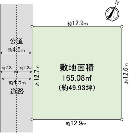 北新 土地 区画図