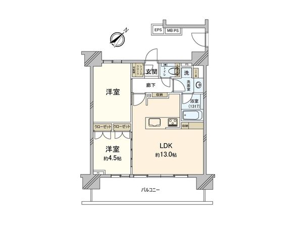 クリオ横濱生麦アーバンマークス 間取図(平面図) クリオ横濱生麦アーバンマークス 間取図(平面図)